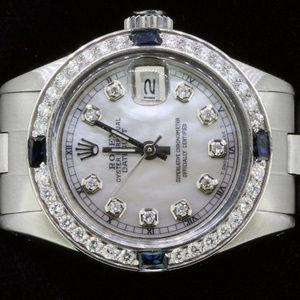 Rolex Ladies Datejust Oyster Perpetual SS Diamond